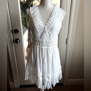 Altar’d State White Bohemian Dress
